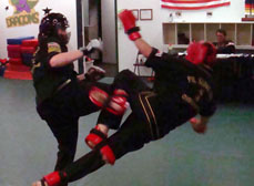 Lisa kicks butt